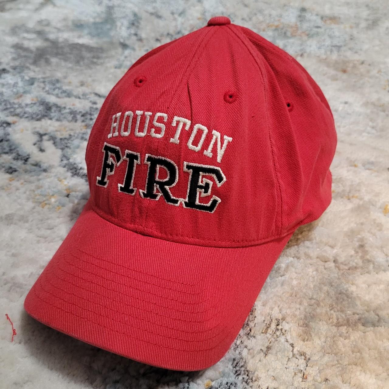 Houston Fire Hat Flex Fit Size L/XL Local 341 Depop