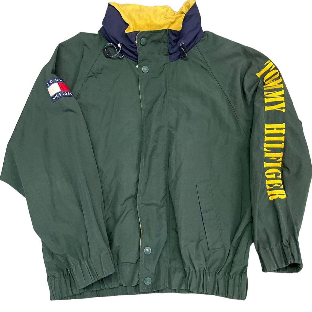 Tommy hilfiger green and best sale yellow jacket