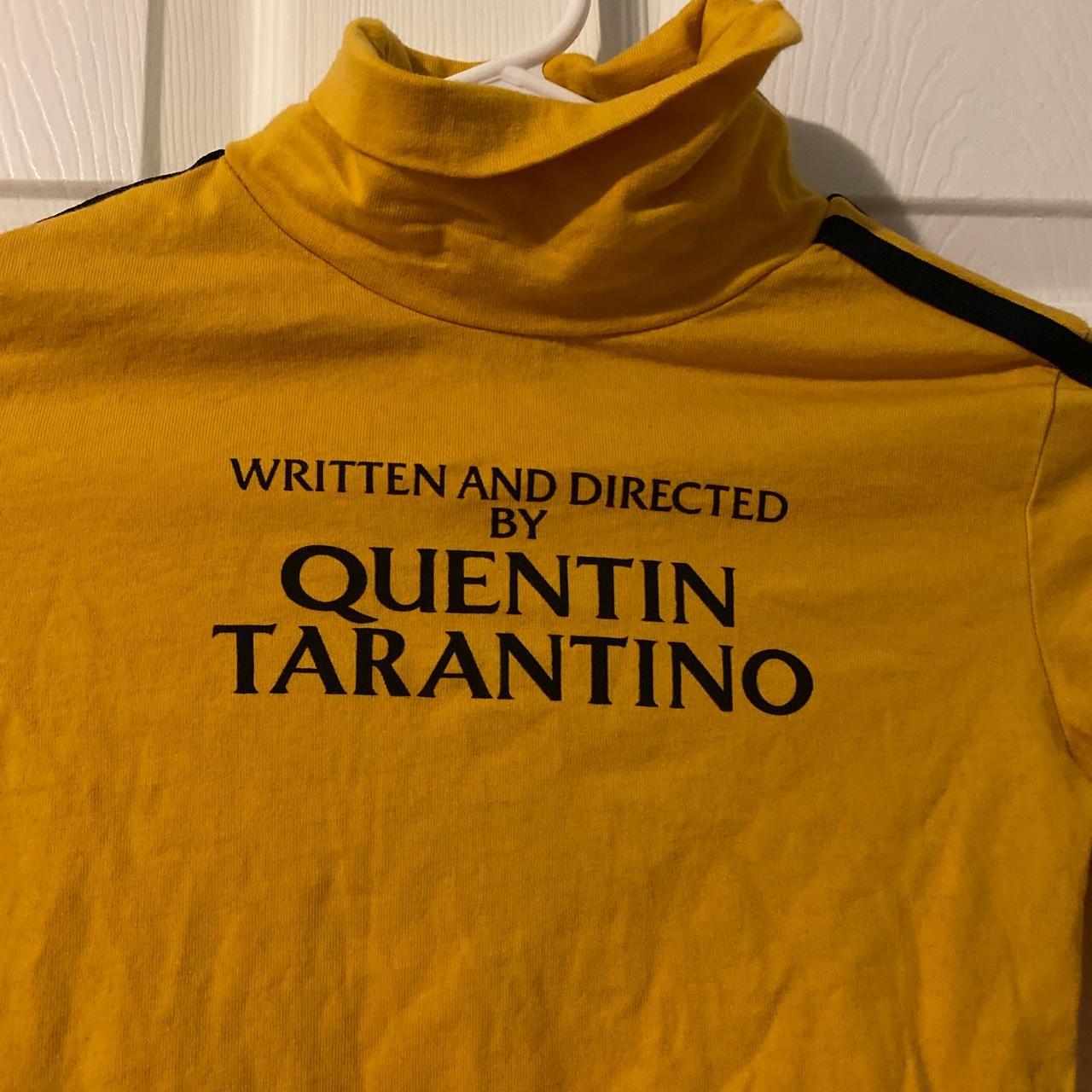 Quentin tarantino yellow store turtleneck