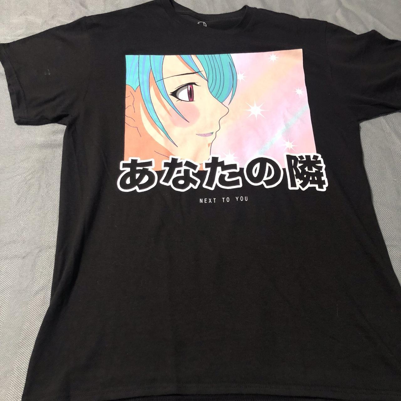 Mens Japanese Anime shirt #anime #japan #japanese - Depop