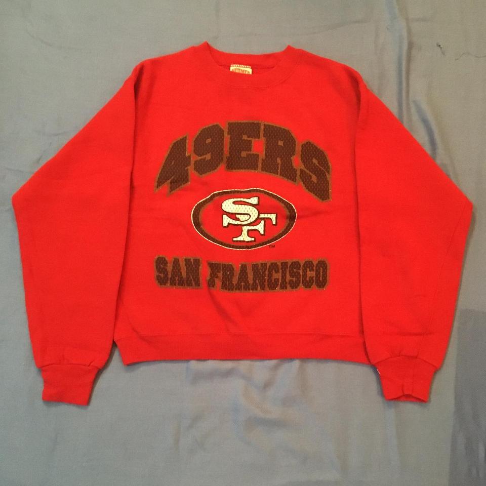 VINTAGE 49ERS NUTMEG HOODIE SIZE M • • • Personally - Depop