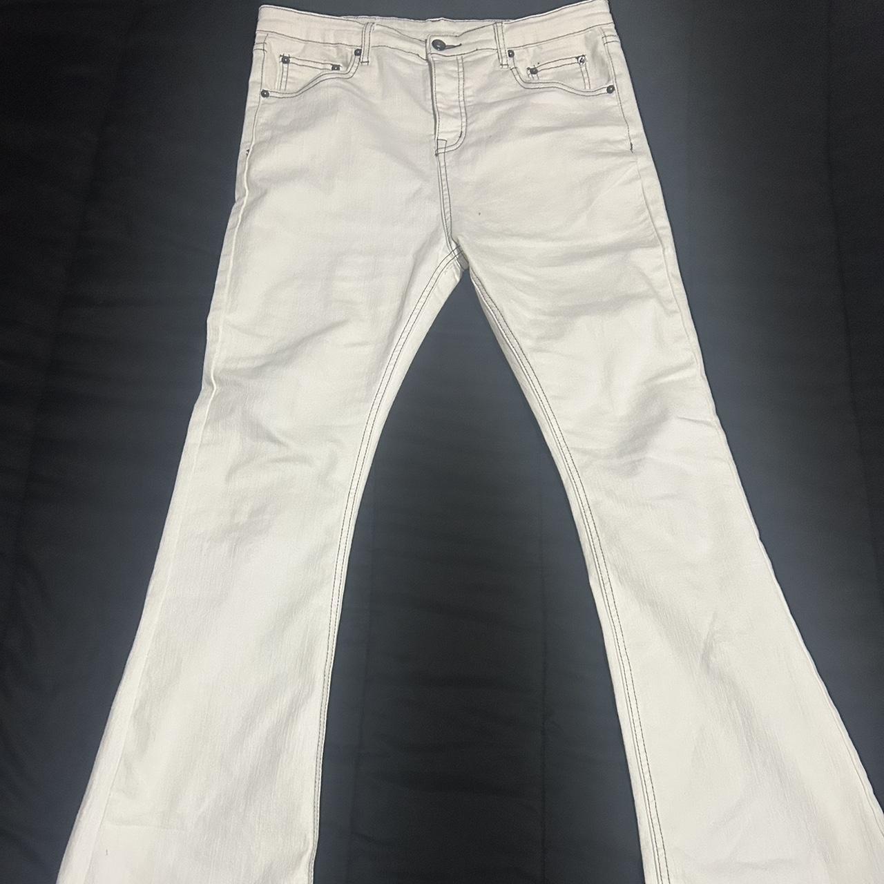 Rick owens style bolan flared Jeans unbranded - Depop