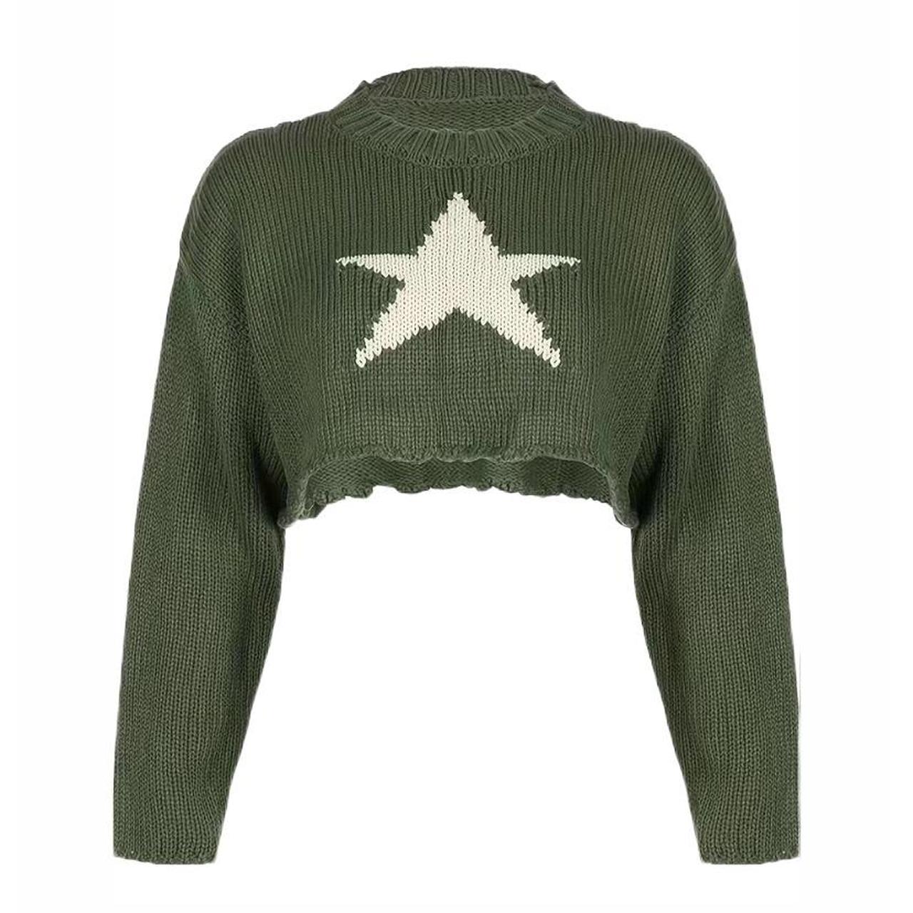 Star deals cropped sweater