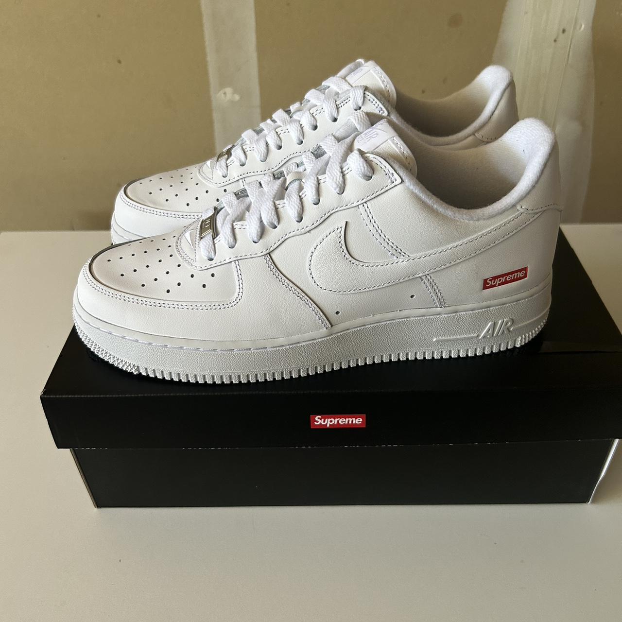 Supreme Men's White Trainers | Depop