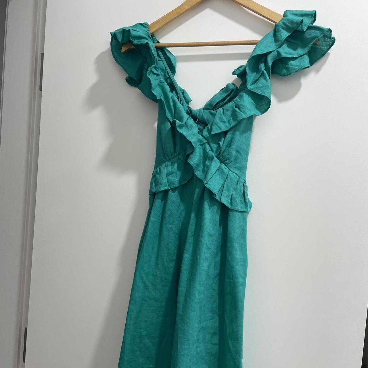 Seed Heritage Women's Green Dress | Depop