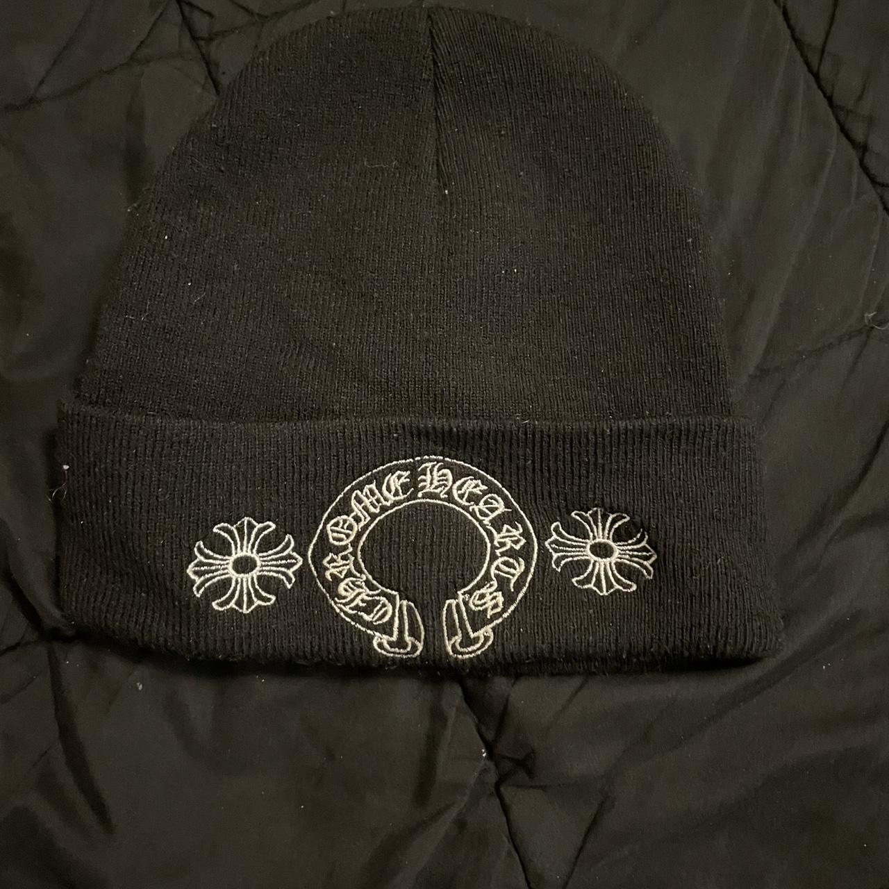 Chrome Hearts Horseshoe Beanie Used Decently | Depop
