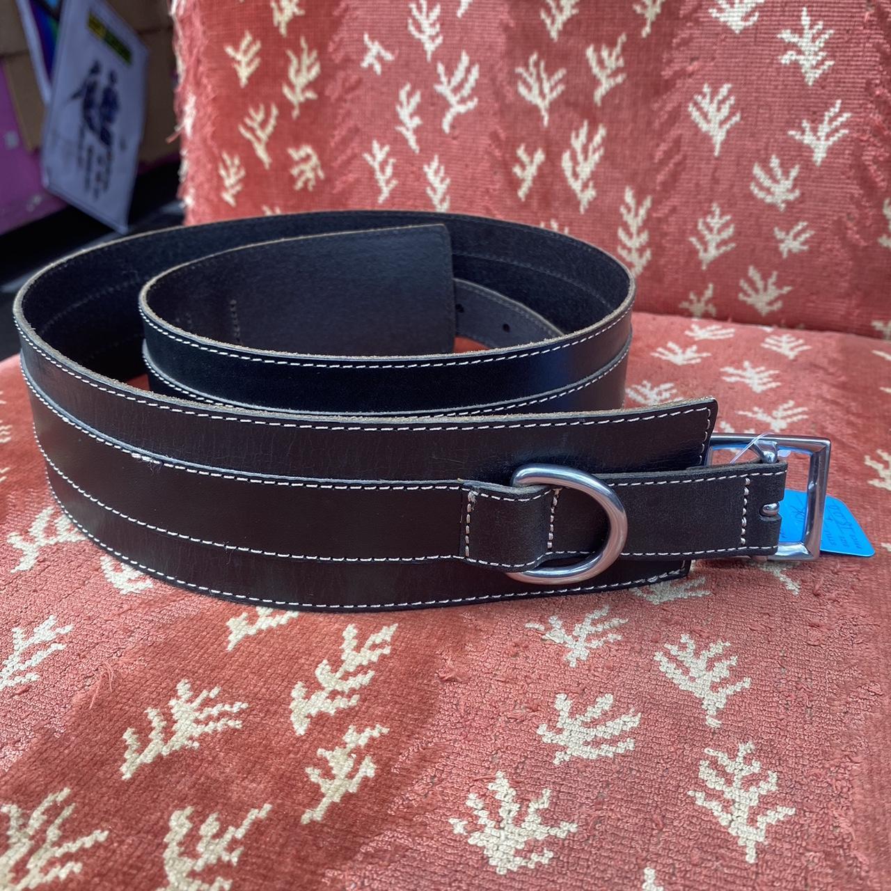 Chunky black outlet belt