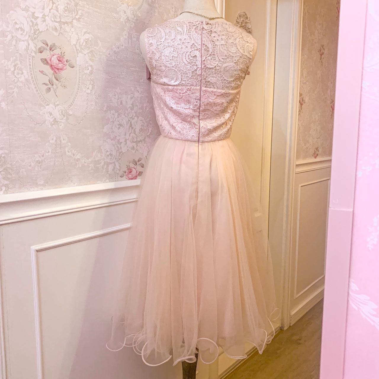 Chi Chi London Women's Pink and Cream Dress (5)