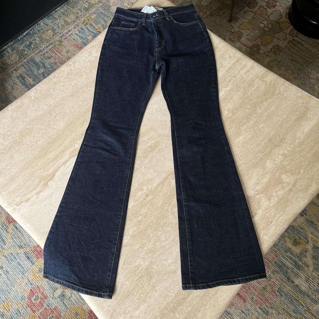 Max Mara Women's Navy Jeans | Depop