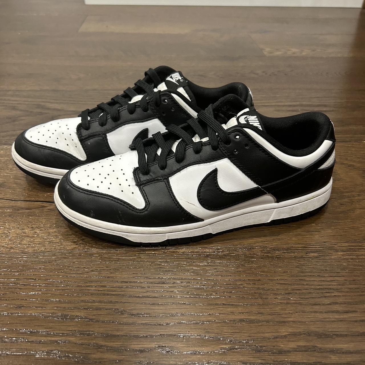 black and white dunks size 8