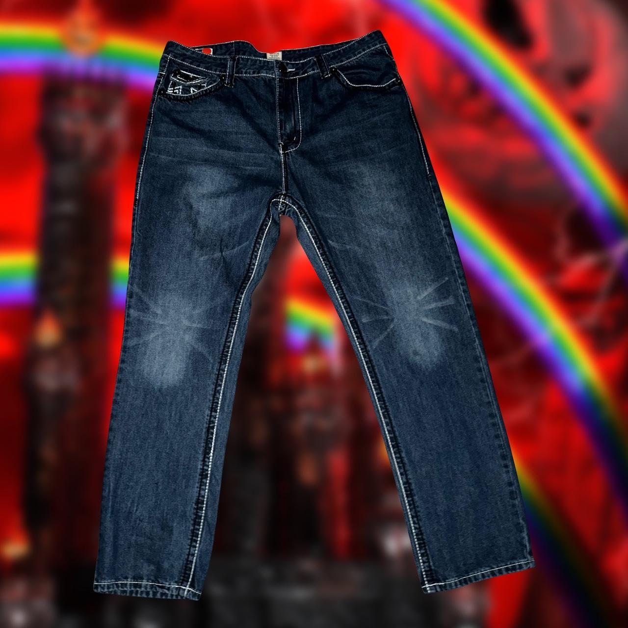 Grail super t true religion jeans Straight fit... - Depop