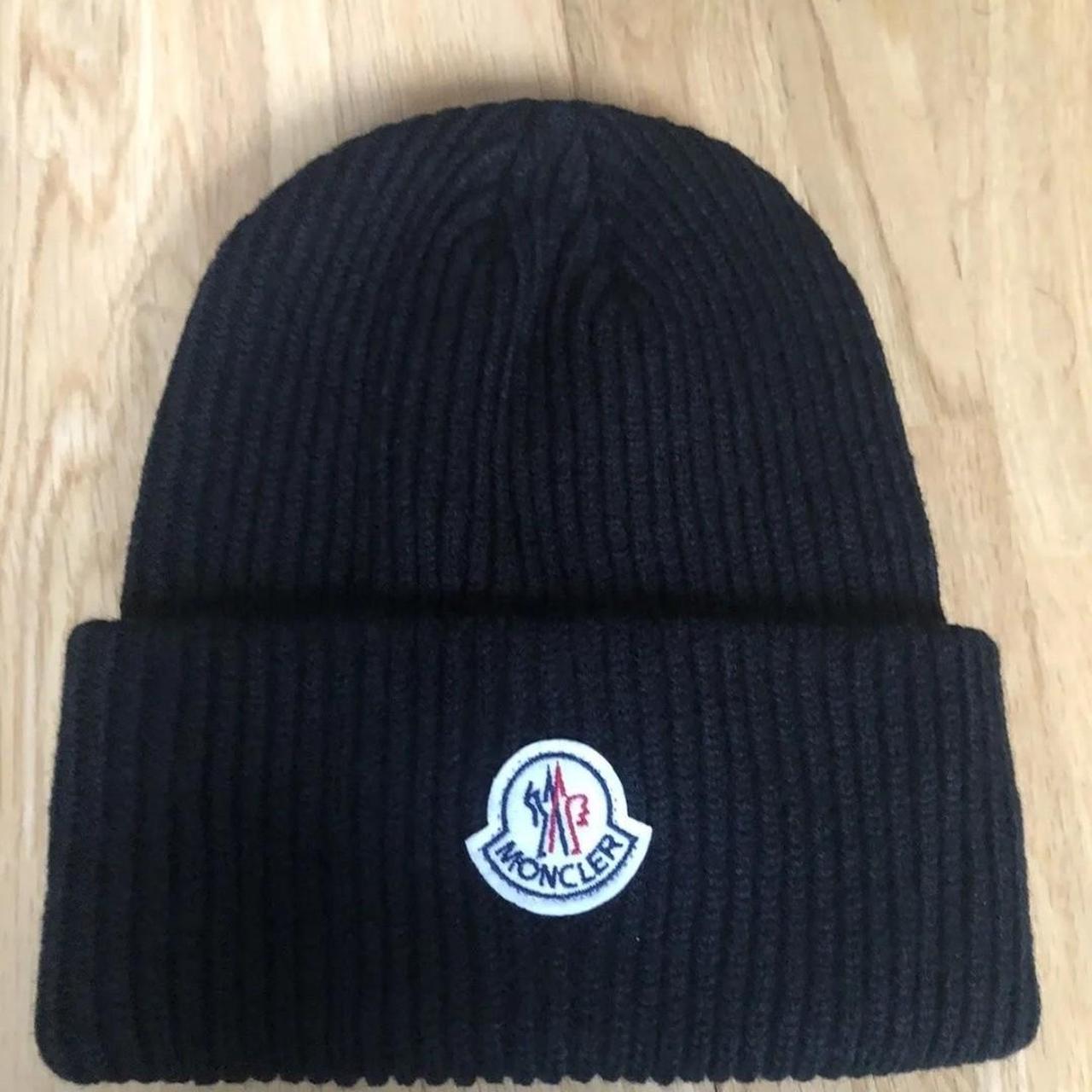 Moncler beanie perfect condition I accept offers - Depop