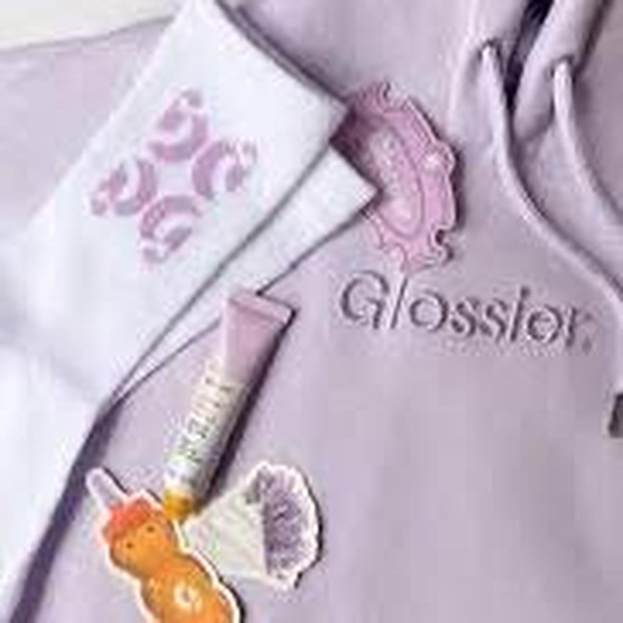 Glossier limited edition sweatshirt in 2024 lavender purple, size medium