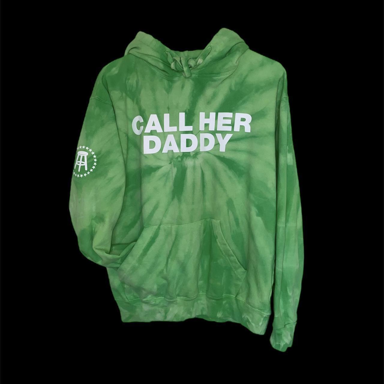 Call her daddy hot sale tie dye hoodie