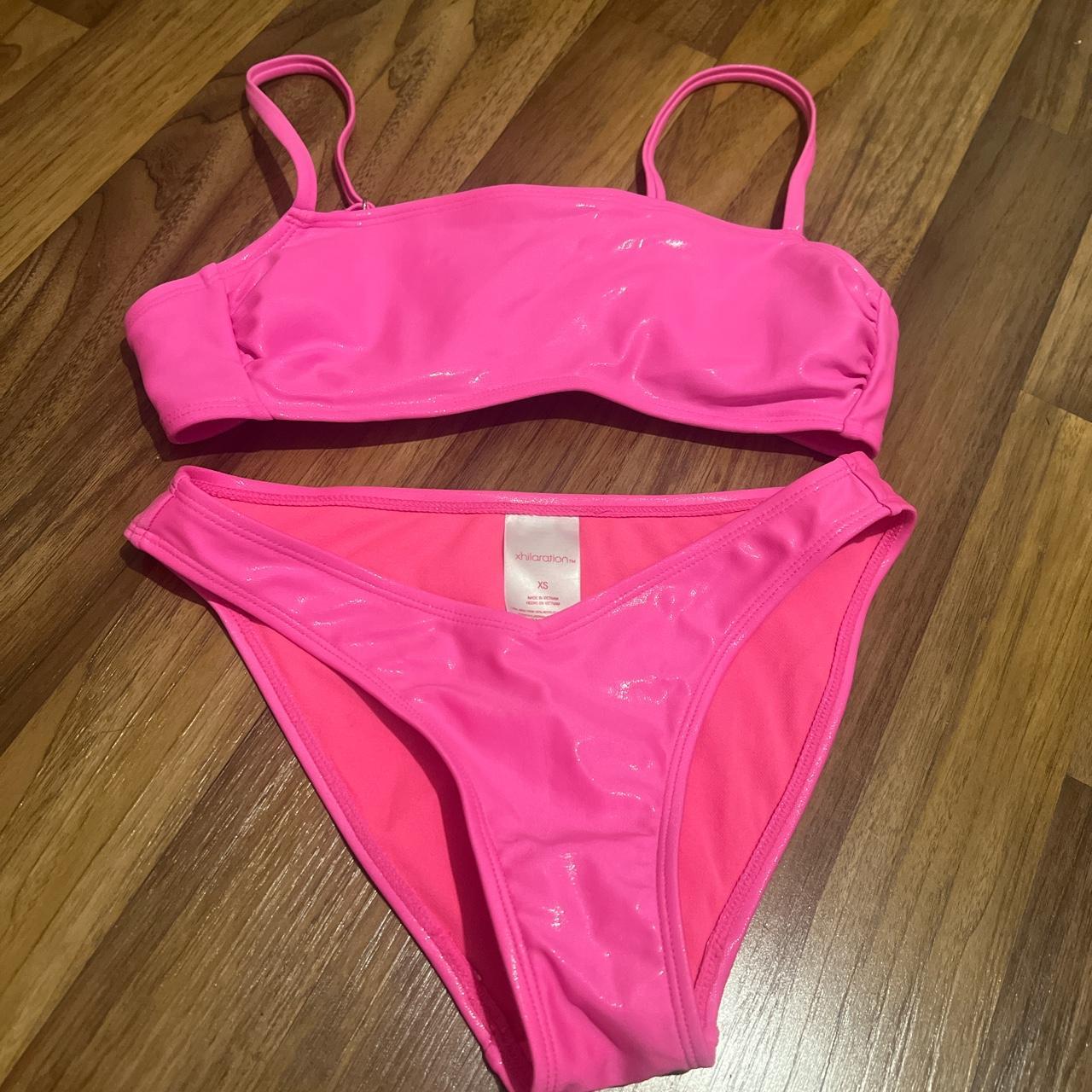 Xhilaration Women's Pink Bikinisandtankinisets Depop