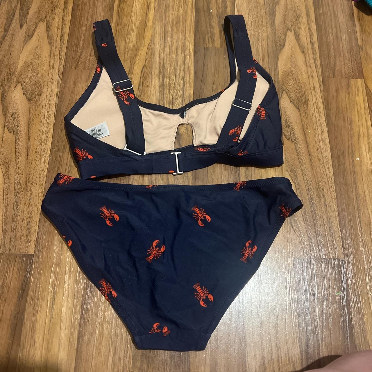 Old Navy Women S Navy Bikinis And Tankini Sets Depop