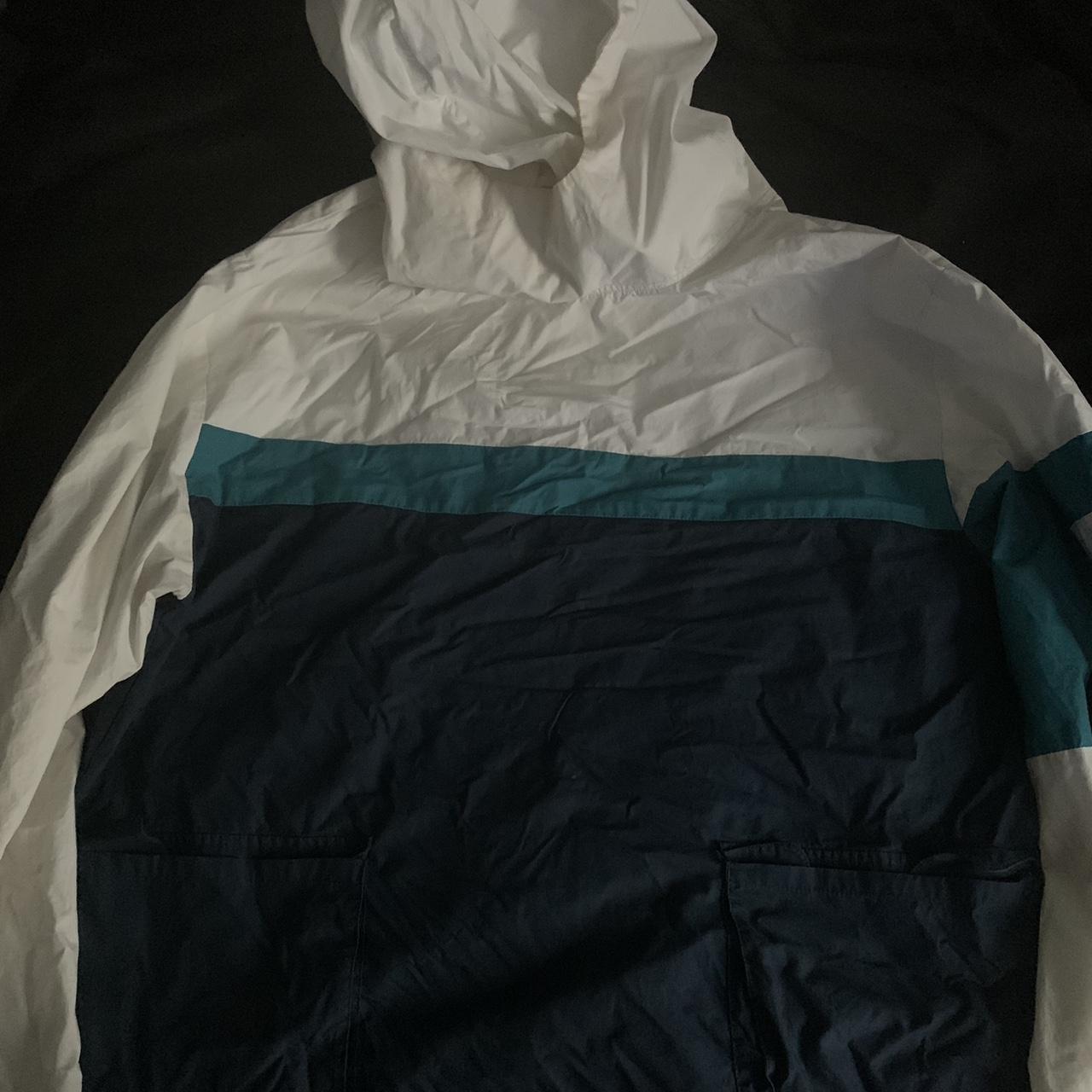 KITH X AIMÉ LEON DORE NAMMOS SAILING JACKET AQUA / OFF WHITE (L)