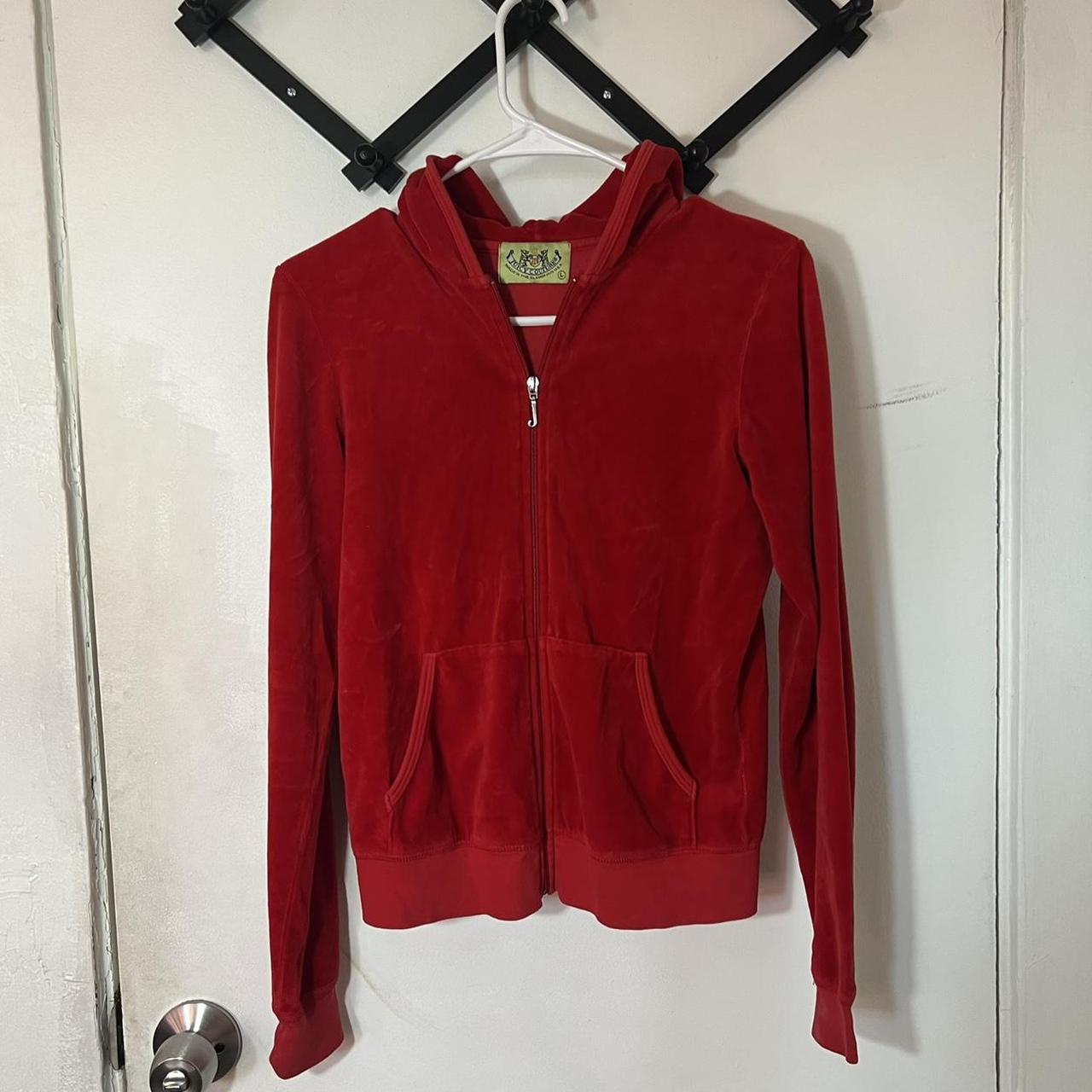 Juicy Couture Women's Red Jacket | Depop