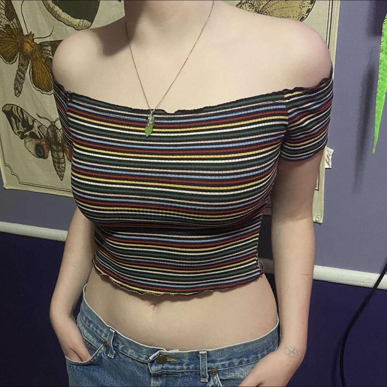 Charlotte Russe Women S Multi Crop Top Depop