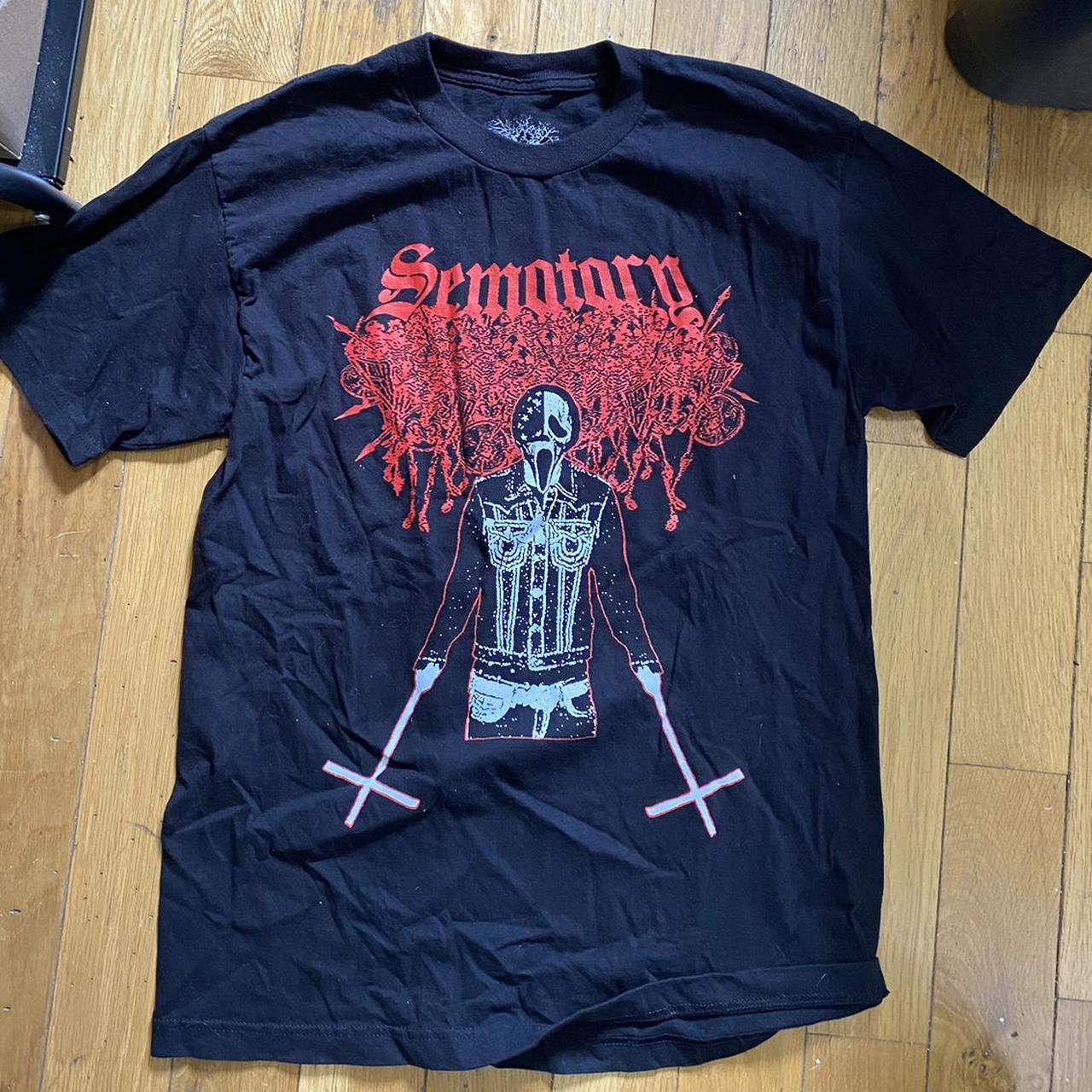 🎃 SEMATARY WIT DA CROSSES TEE 🎃 haunted mound... - Depop