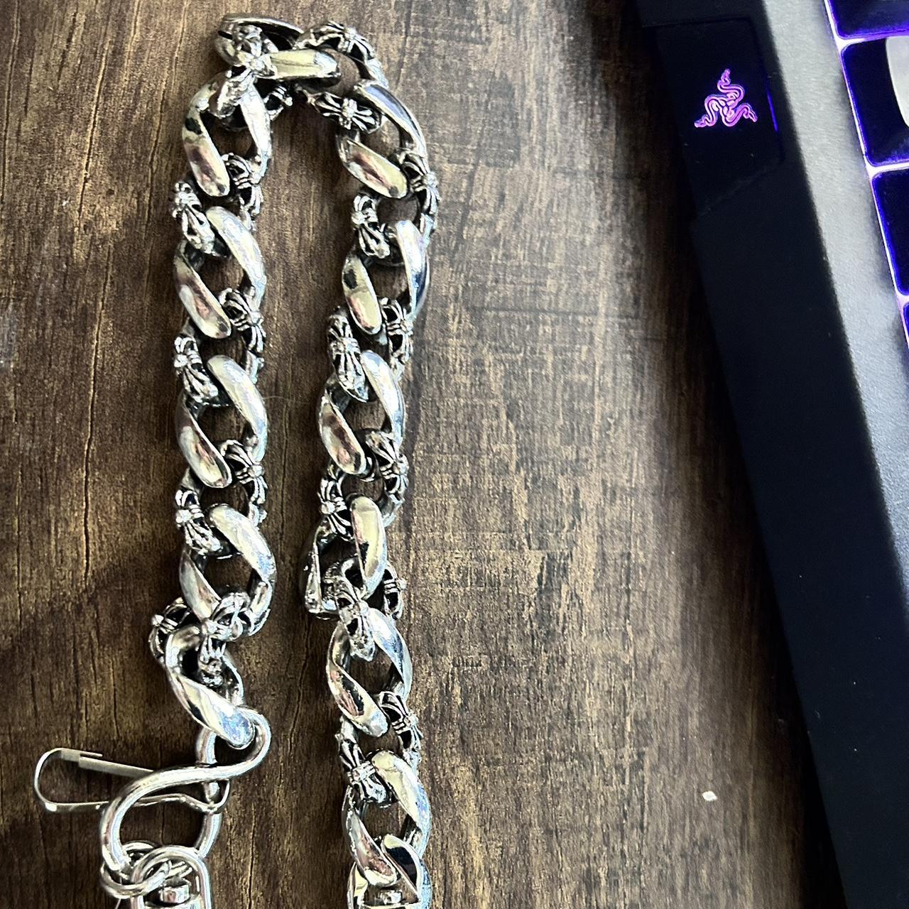 Chrome hearts wallet chain High quality, haven’t... Depop