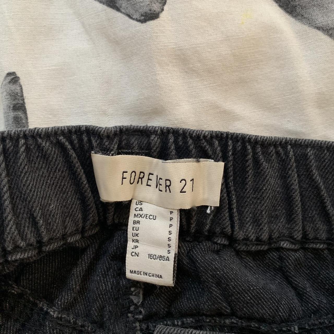 Black/gray pants from Forever 21 big comfy pants... Depop