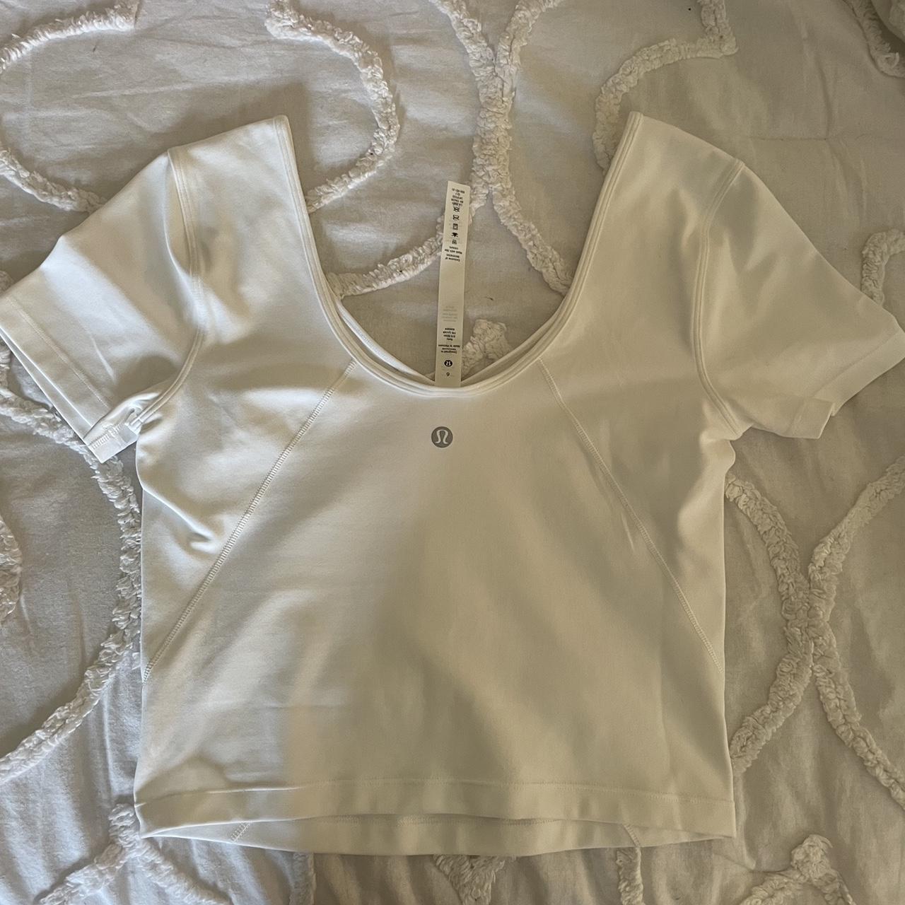 Lululemon Women's White T-shirt 