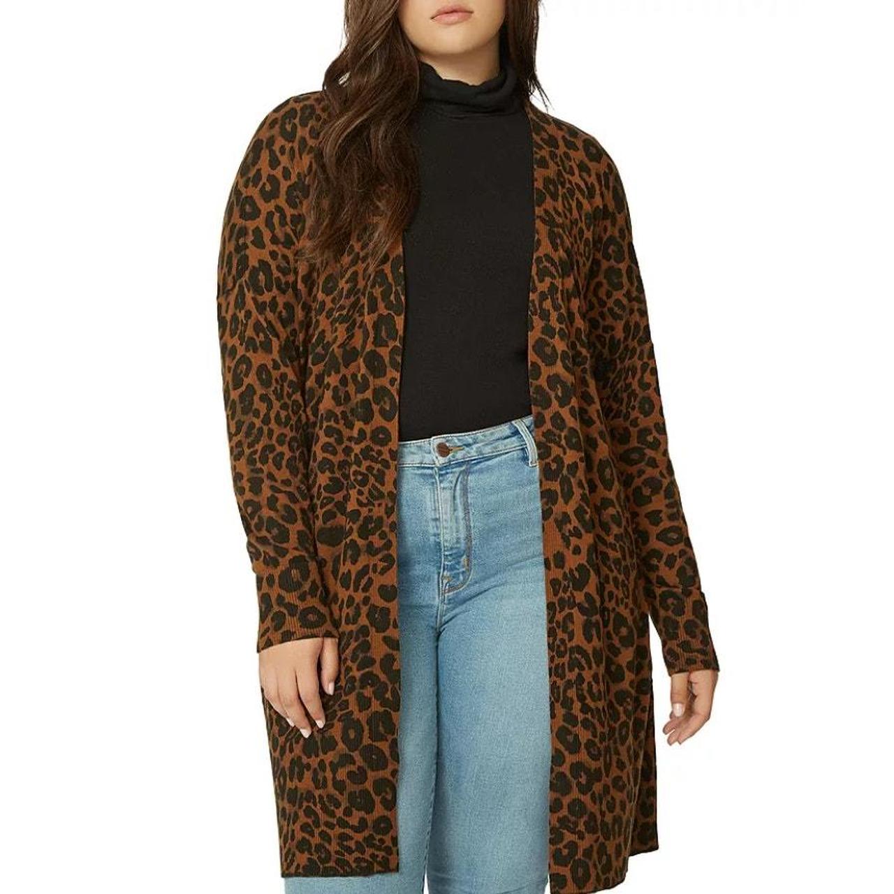 Sanctuary hot cheetah print long cardigan