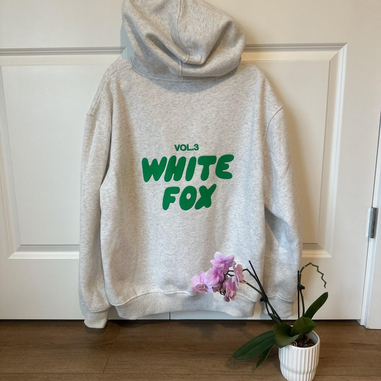 White Fox Archive 6.0 Oversized Hoodie Cloudburst | Depop