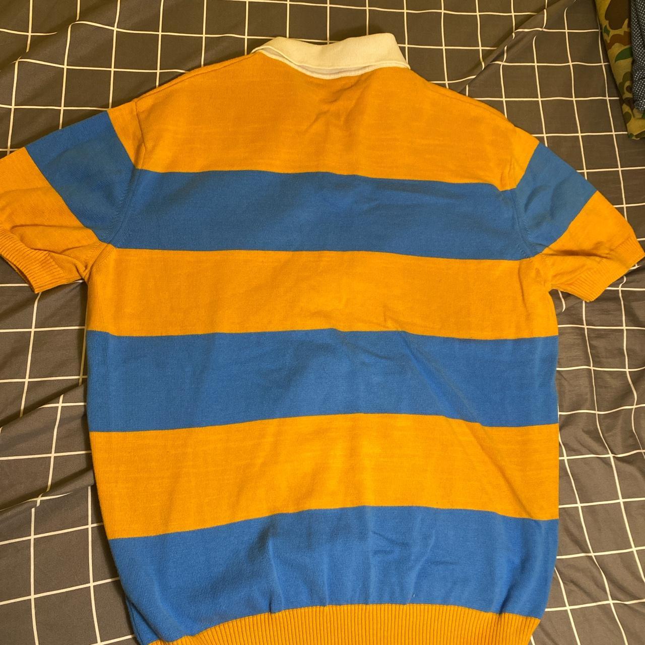 Zara men striped sweater shirt collar Depop