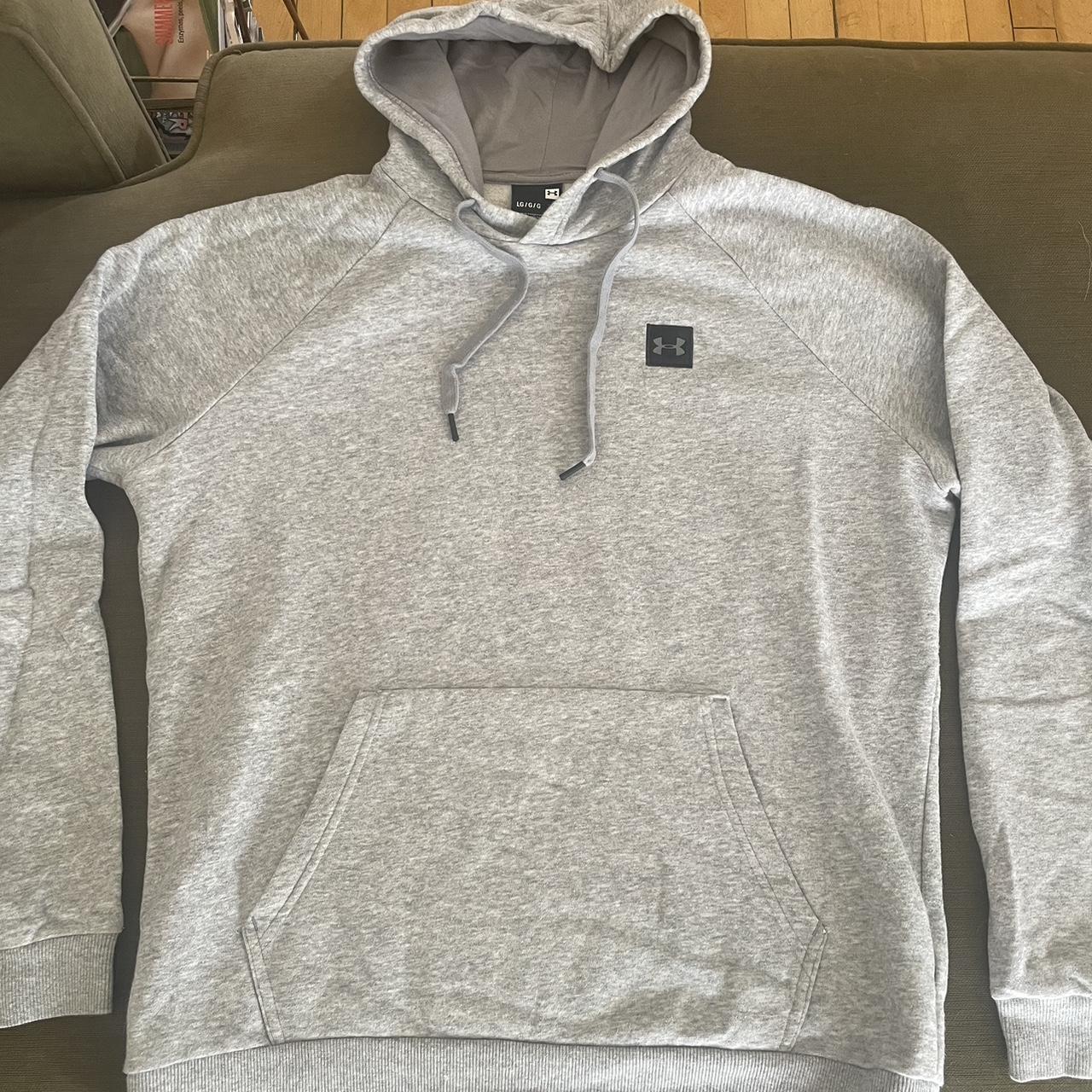 Under Armour Men's Grey Sweatshirt Depop