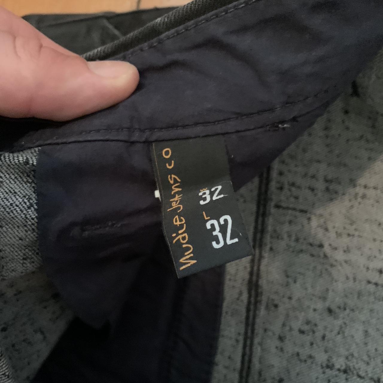 Black Nudie Jeans Standard Fit Size 32 Got As A Gift - Depop