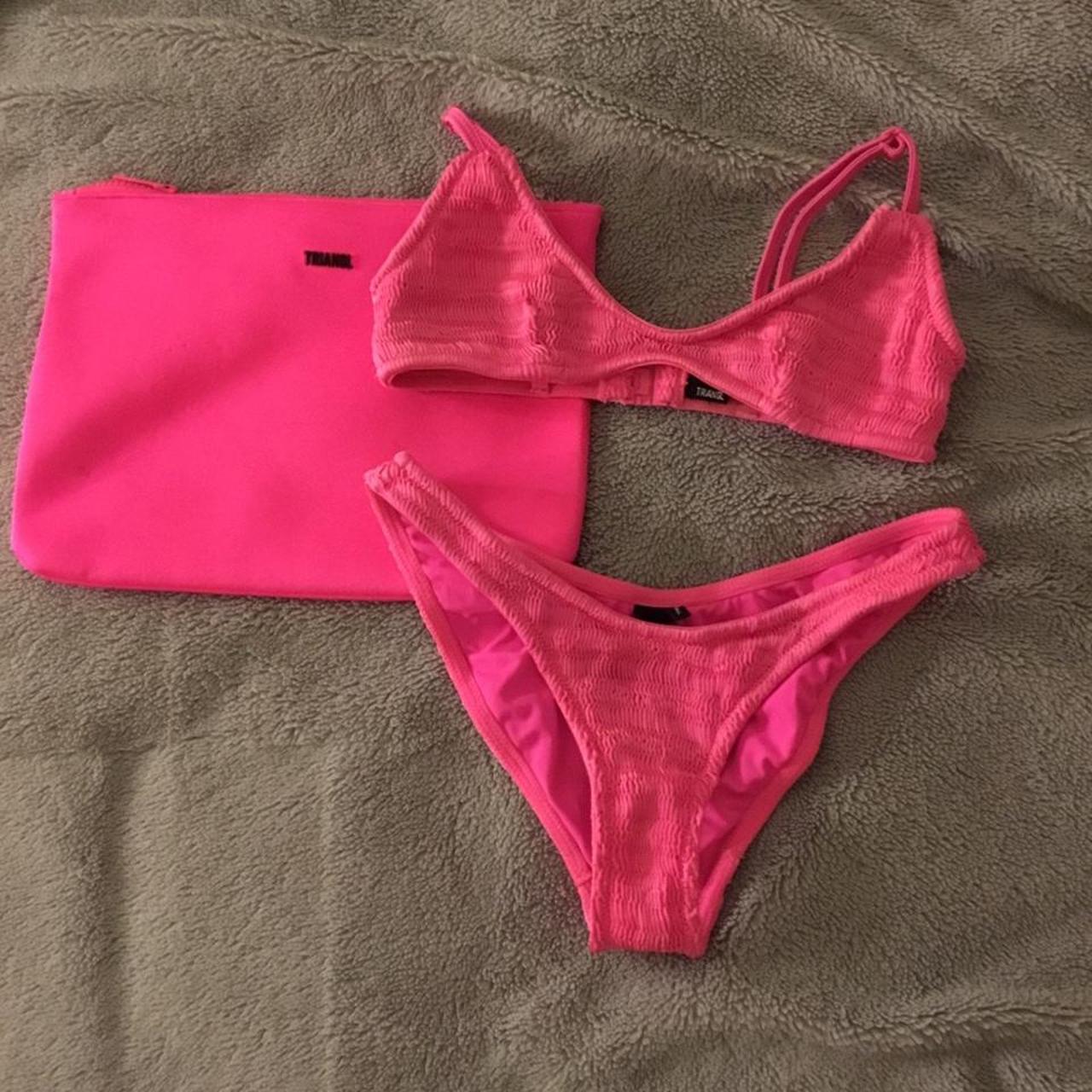 Triangl Women's Pink Bikinis-and-tankini-sets | Depop