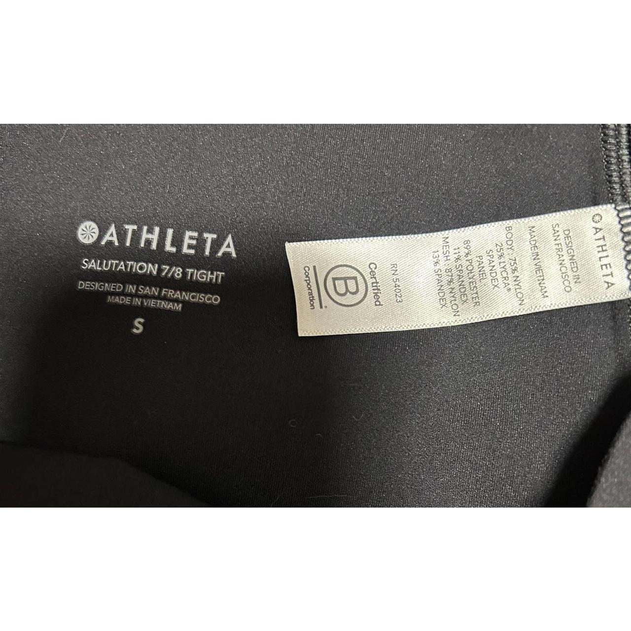 Athleta Salutation Stash Pocket II Mesh 7/8 Tight in - Depop