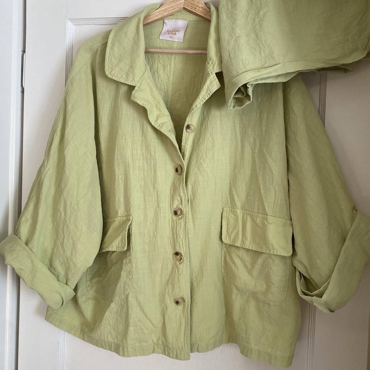 The Lullaby Club Lounge Set in Lime M/L VGUC set... Depop