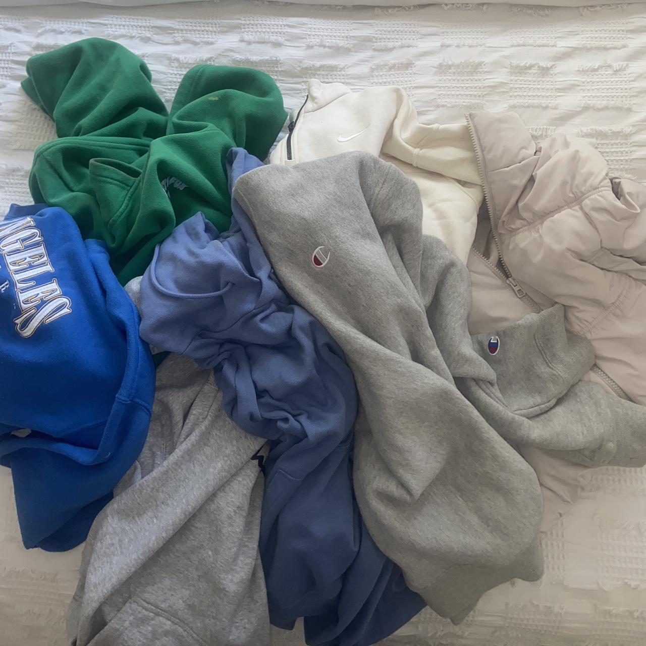 Assortment Of 3 Hoodies 2 Crew Necks 1 Quarter Zip Depop   P0 