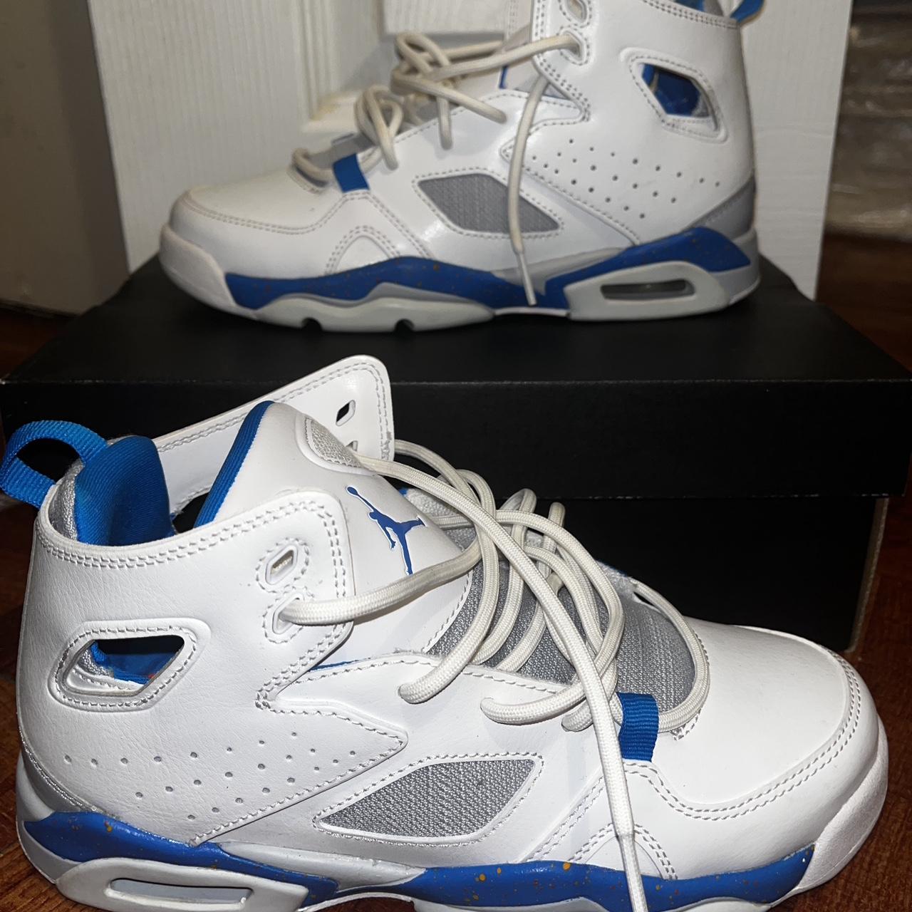 Nike Jordan Flight Club 90's Mens Cool Grey/Blue/White High Top Sneakers :  : Fashion