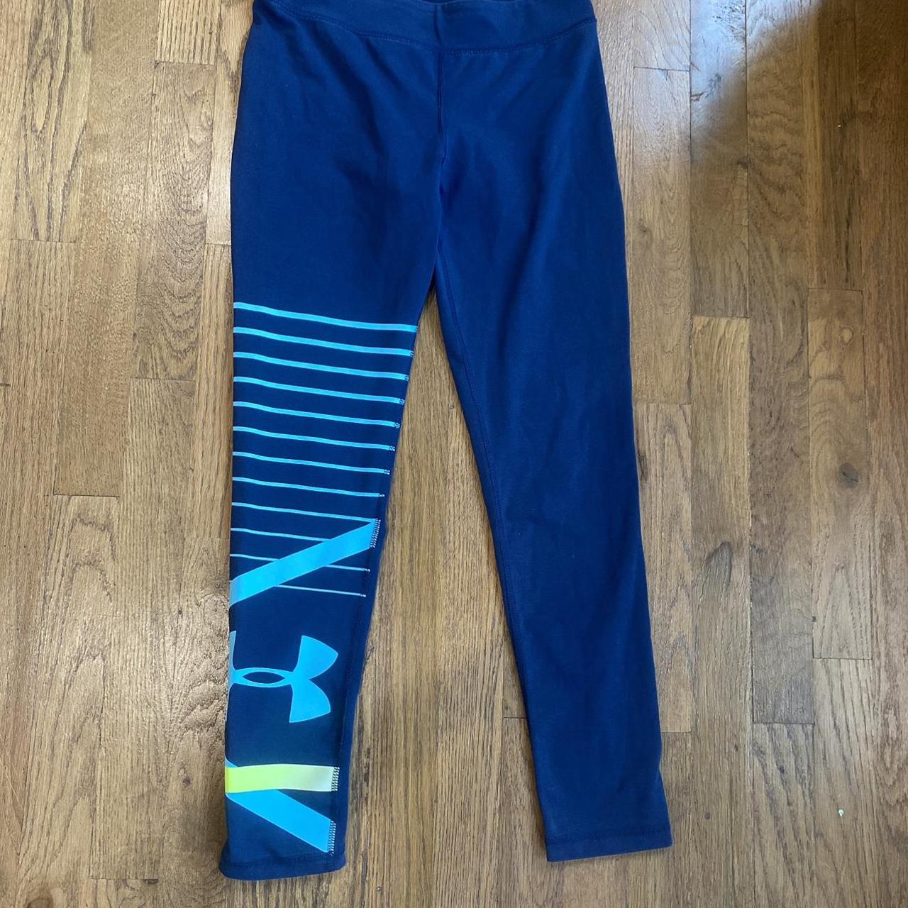 Royal blue under hot sale armour leggings