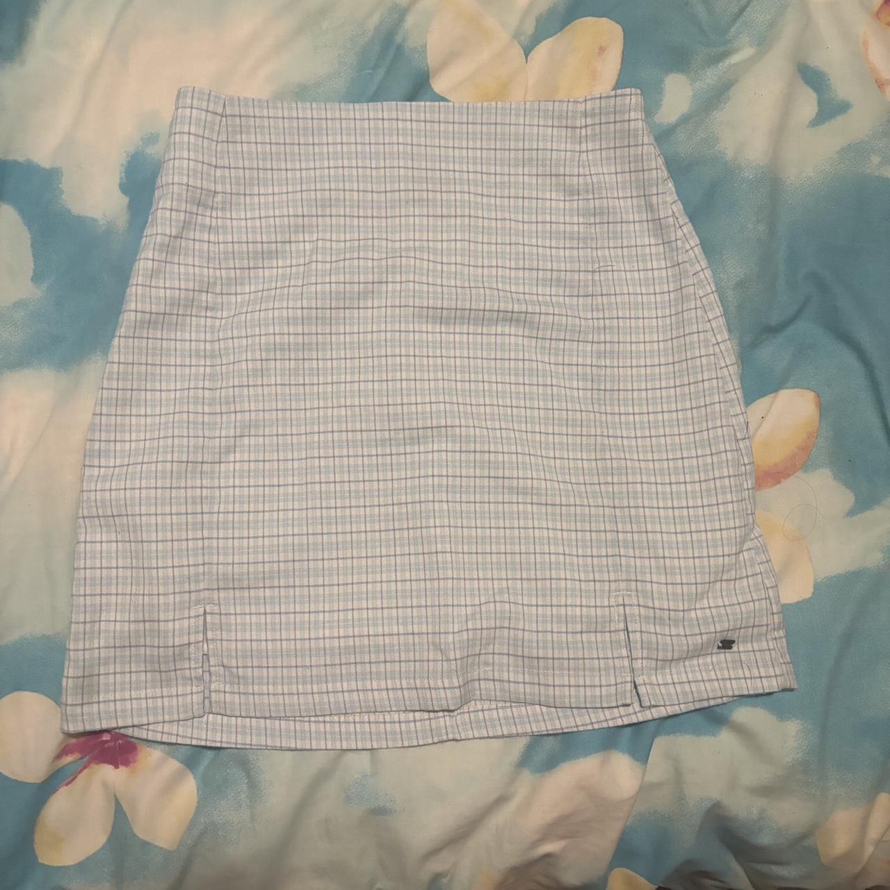 Ghanda mini skirt with splits Size small - Depop