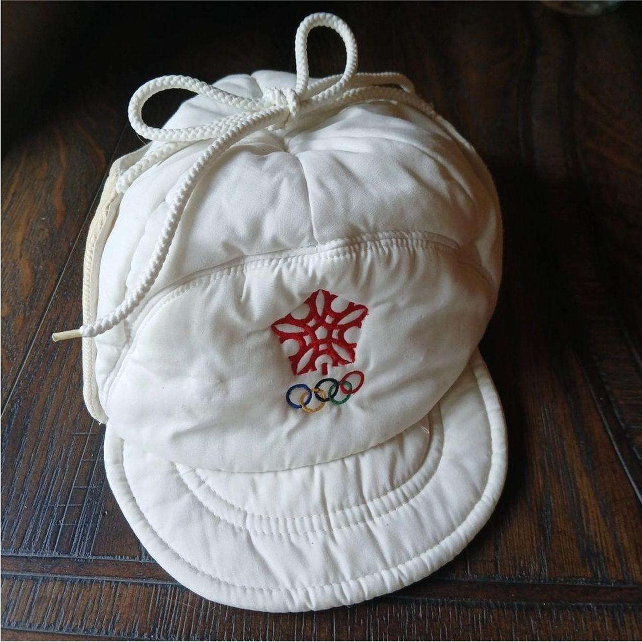 Source Unknown Men's Hat - Cream/Red – Cream cap … - image 1