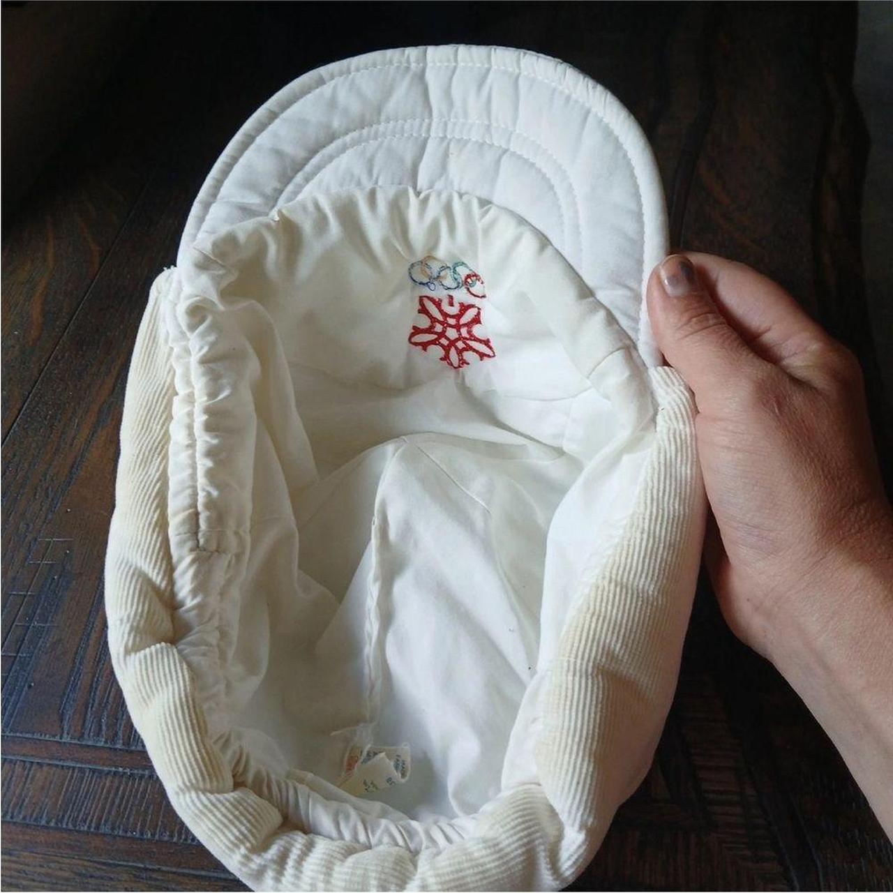 Source Unknown Men's Hat - Cream/Red – Cream cap … - image 5