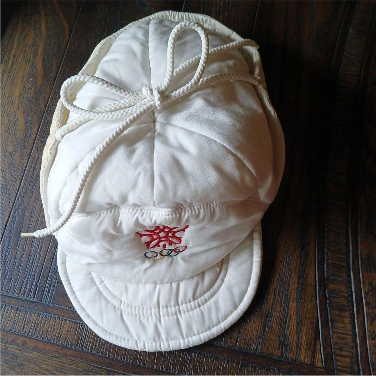 Source Unknown Men's Hat - Cream/Red – Cream cap … - image 3