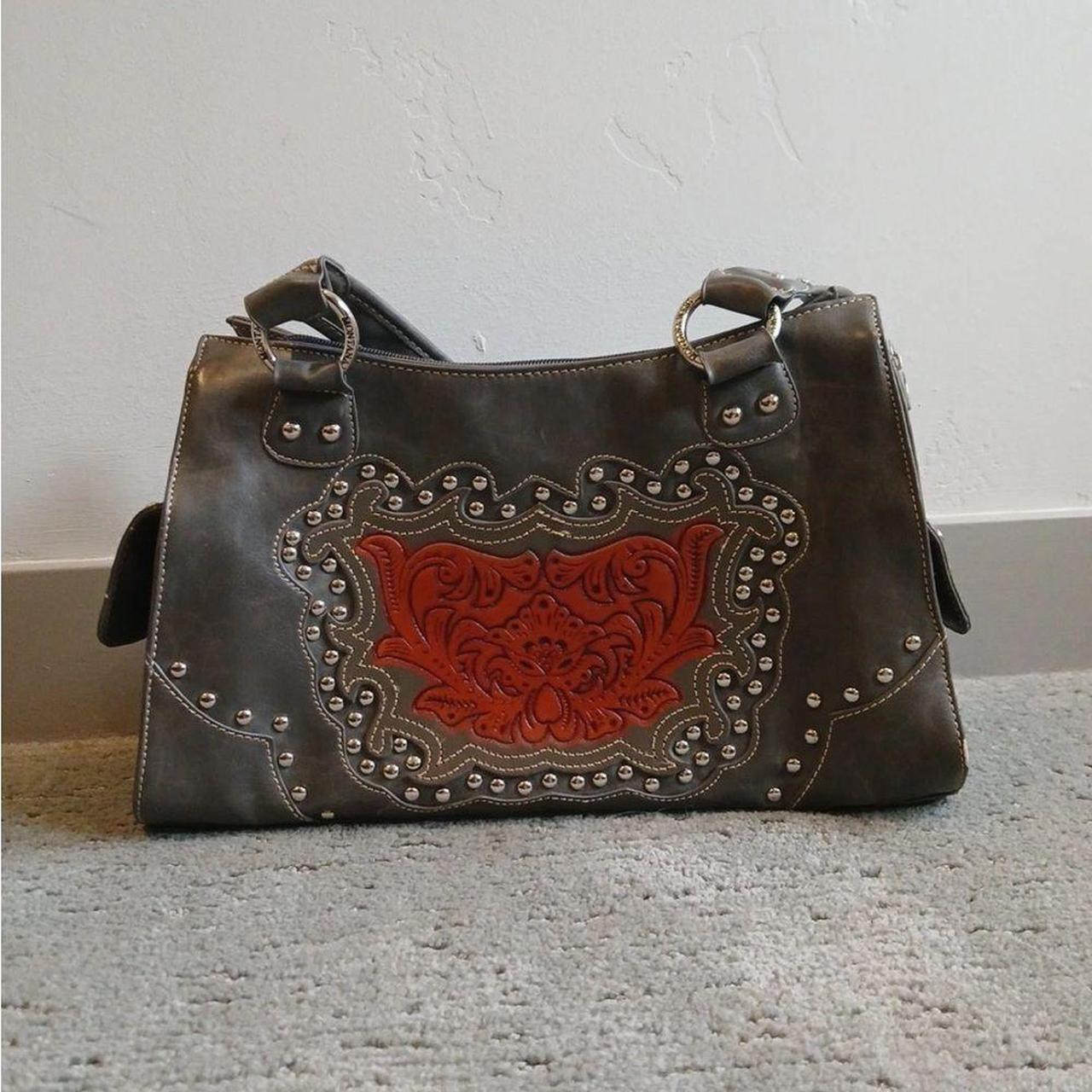 Source Unknown Women's Bag - Grey/Orange – Stylis… - image 1