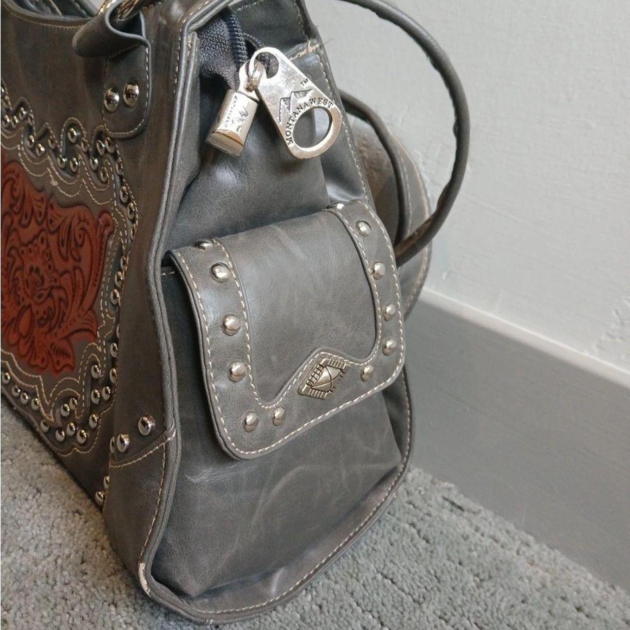 Source Unknown Women's Bag - Grey/Orange – Stylis… - image 4