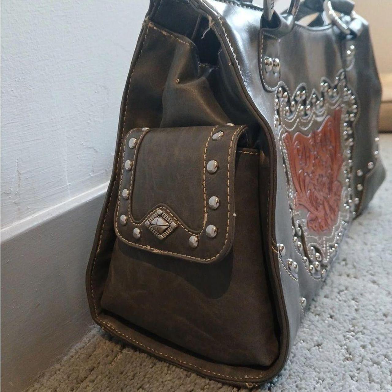 Source Unknown Women's Bag - Grey/Orange – Stylis… - image 3