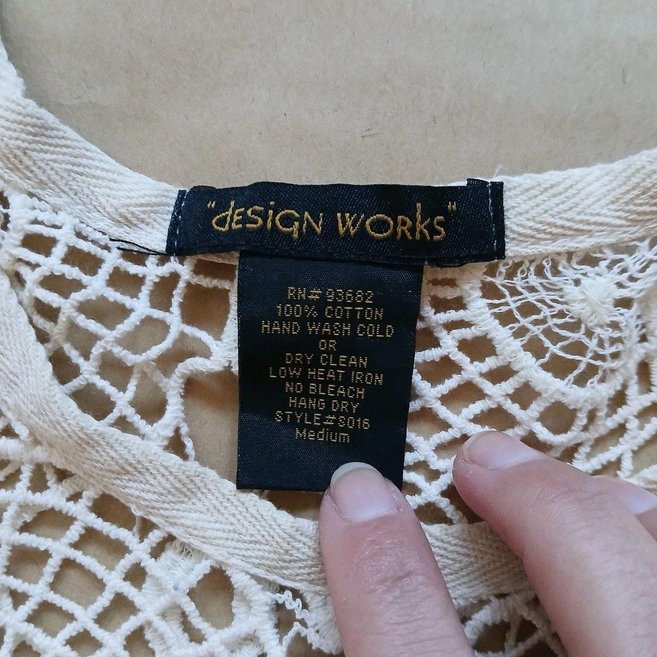 Source Unknown Women's Blouse - Cream - M – Desig… - image 3