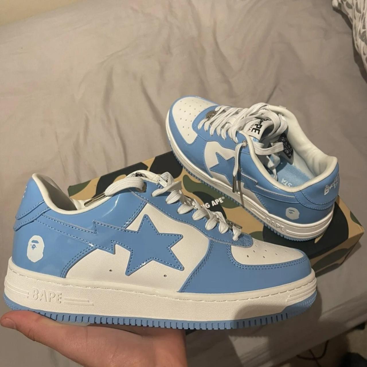Bapesta University Blue All sizes available If your... - Depop