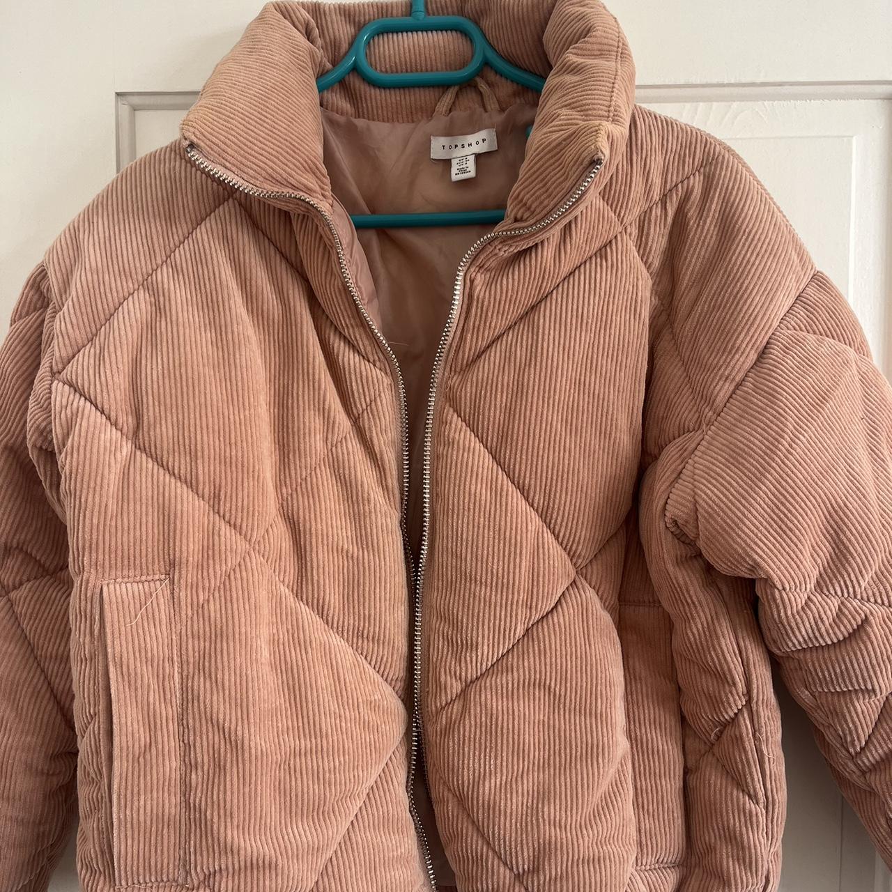 Topshop pink hot sale cord jacket