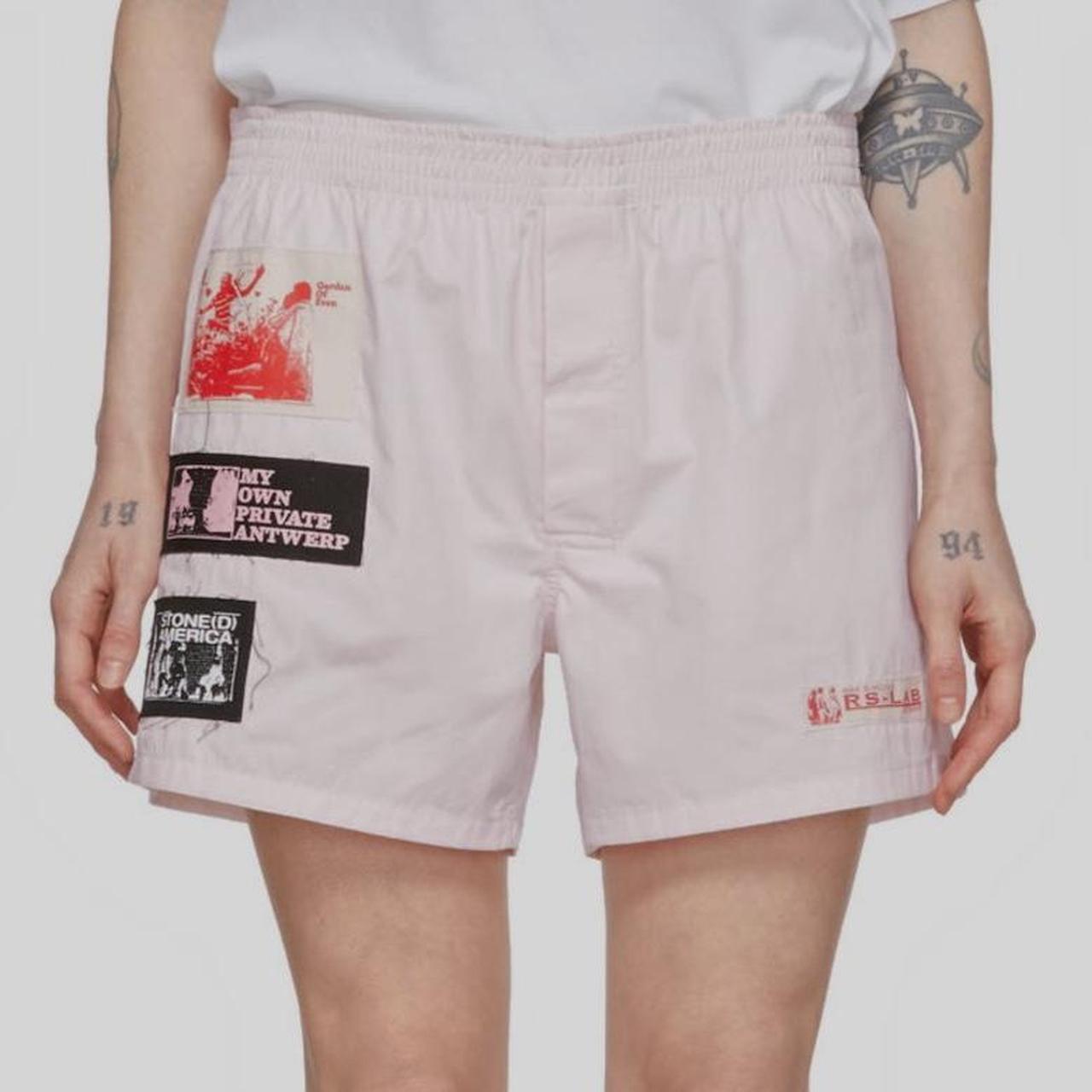 Raf Simons boxer shorts from Look 2 of the Spring...