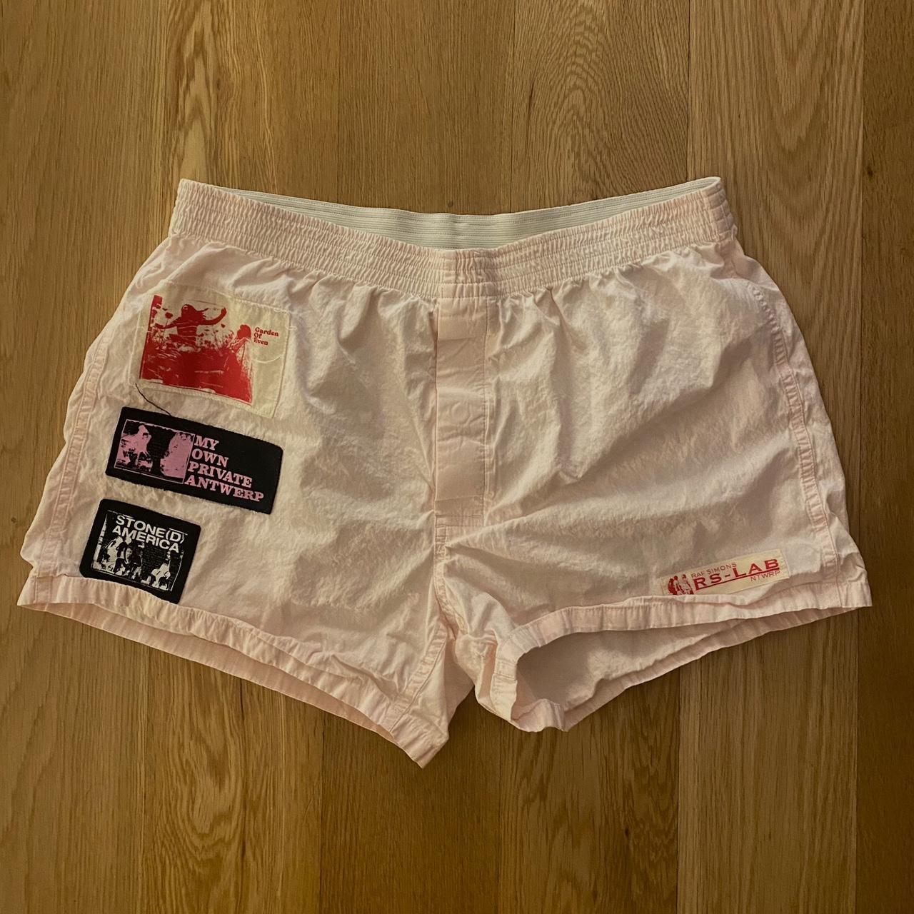 Raf Simons boxer shorts from Look 2 of the Spring...